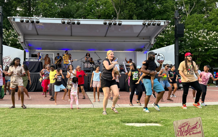 Image Concert on the green A Juneteenth Celebration at Logan Farm Park Dancing